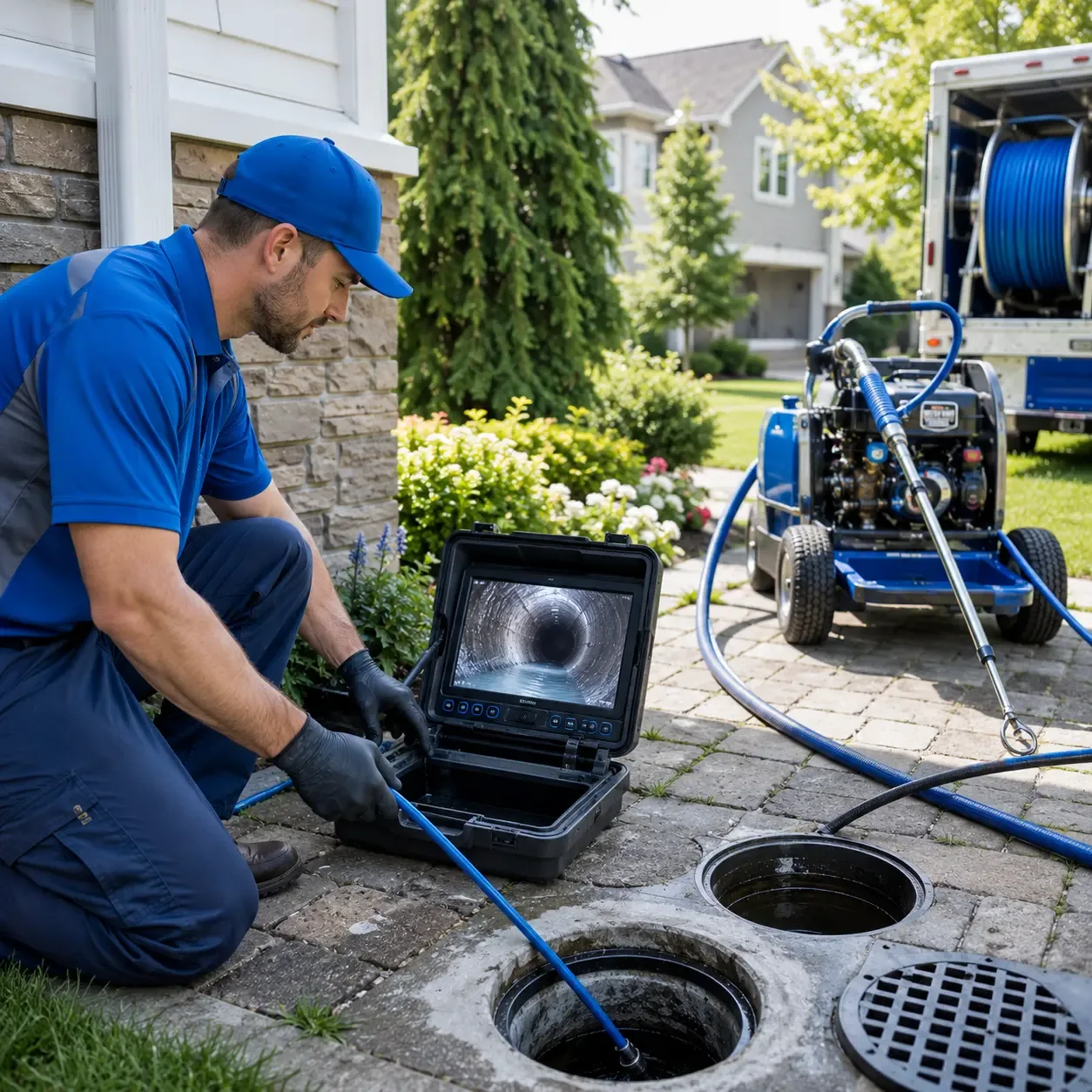 Outdoor drain cleaning professionals serving Flatwoods, KY